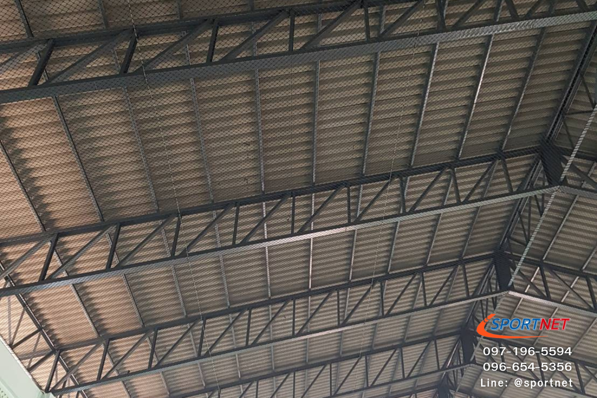 ติดตั้งตาข่ายกันนก